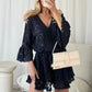 🔥2025 HOT SALE🔥 Casual Short V-Neck Lace Suit