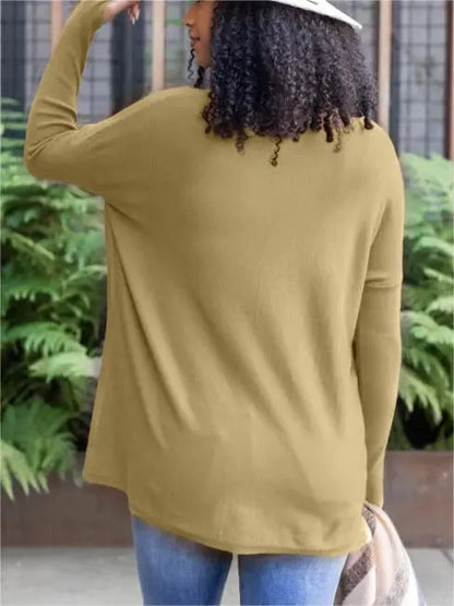 💥HOT SALE 50% OFF💥LONG SLEEVE THUMBHOLE SWEATER POCKET TUNIC💥 spiyle