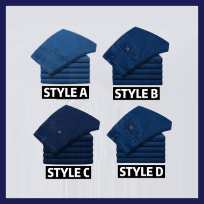🔥2025 HOT SALE🔥 Men's High Waist Straight Cut Jeans