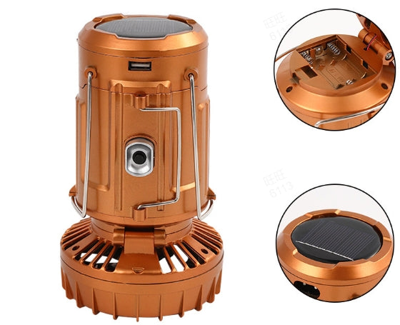 ⏳Time-limited Special⌛Portable LED Camping Lantern With Fan