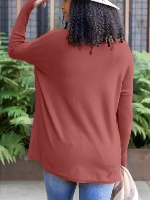 💥HOT SALE 50% OFF💥LONG SLEEVE THUMBHOLE SWEATER POCKET TUNIC💥 spiyle