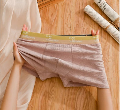🍂Fall Specials Super Low Prices🍂Bubble Cotton Men's Boxer Briefs Antibacterial Breathable Sweat Absorbent