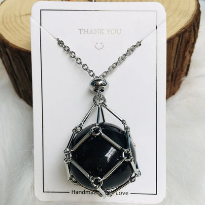 🔥2025 HOT SALE🔥 Crystal Stone Holder Necklace