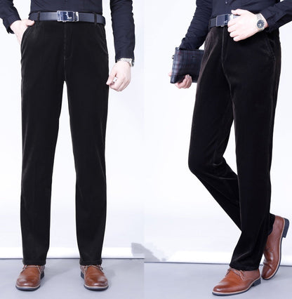 🔥2025 HOT SALE🔥 Men's Stretchy Corduroy Straight Long Pants