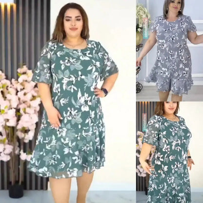 🌸Spring Specials💐 Elegant high quality chiffon dress with floral pattern