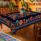 ⏳Limited-time 50% off⏰Mexican Floral Tablecloth with Scalloped Edge🏵️