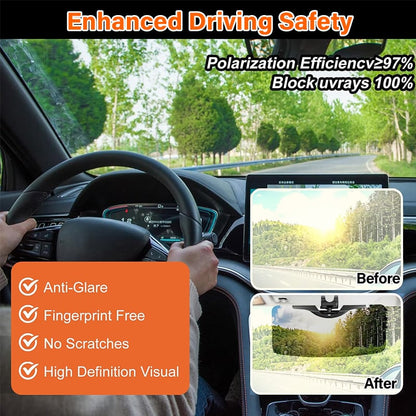 Anti-Glare Driving Visor for Sun Glare & Snow Blindness🚗