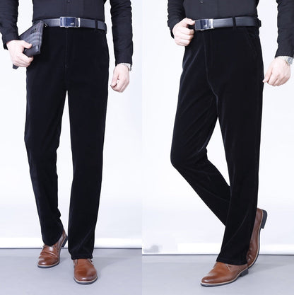 🔥2025 HOT SALE🔥 Men's Stretchy Corduroy Straight Long Pants