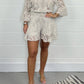 🔥2025 HOT SALE🔥 Casual Short V-Neck Lace Suit