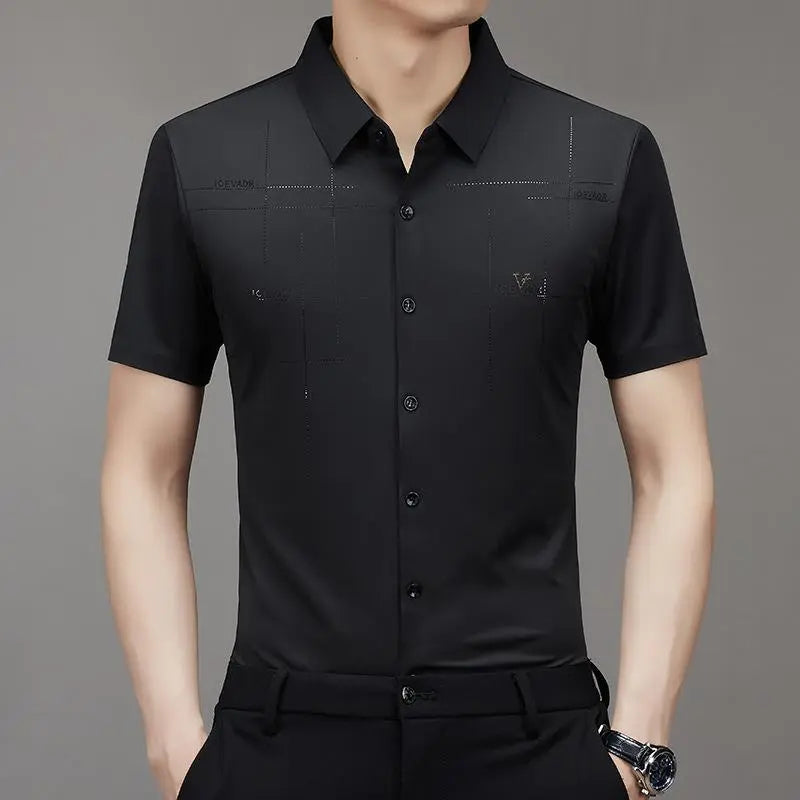 🔥Buy 2 Free shipping🔥Only $25.99🎁Men's Ice Silk Business Shirt spiyle