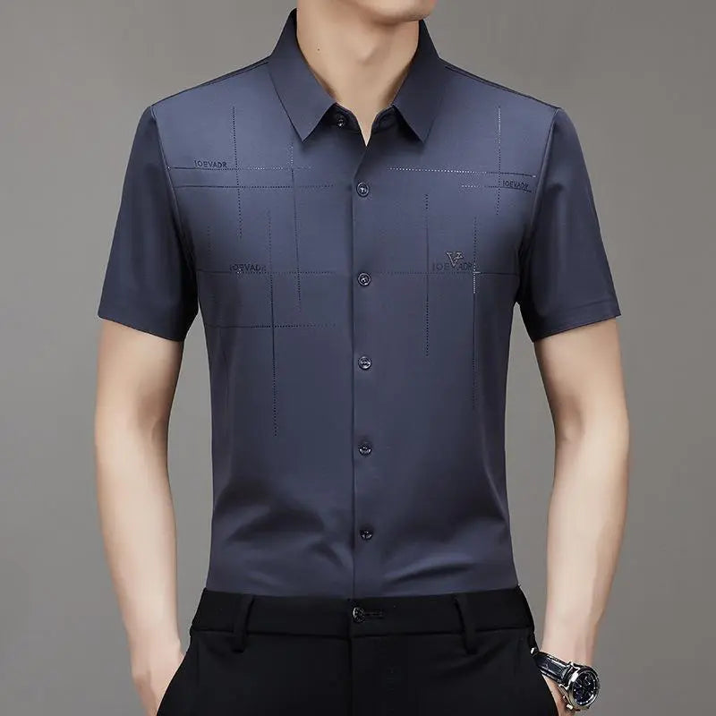 🔥Buy 2 Free shipping🔥Only $25.99🎁Men's Ice Silk Business Shirt spiyle