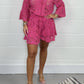 🔥2025 HOT SALE🔥 Casual Short V-Neck Lace Suit