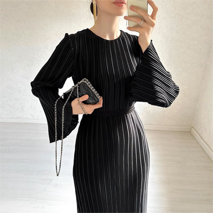🌸Spring Specials💐 New Elegant Flare Sleeves Dress - Timeless & Flattering