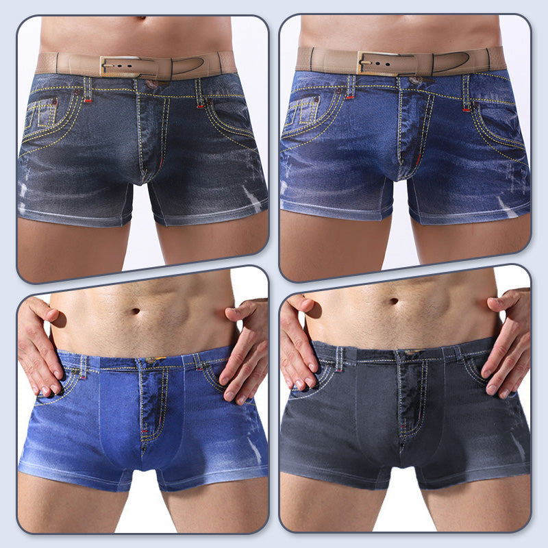 🔥2025 HOT SALE🔥 Men's Creative Denim Look Underpants