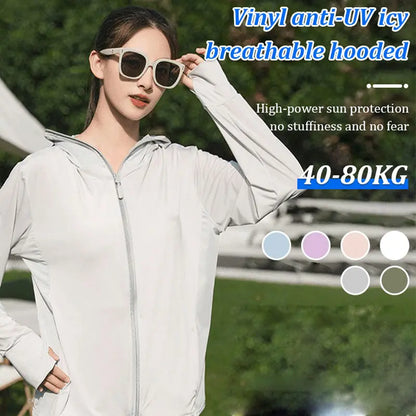 UPF50+ Breathable Hooded Long Sleeve Sun Protection Jacket💕 spiyle