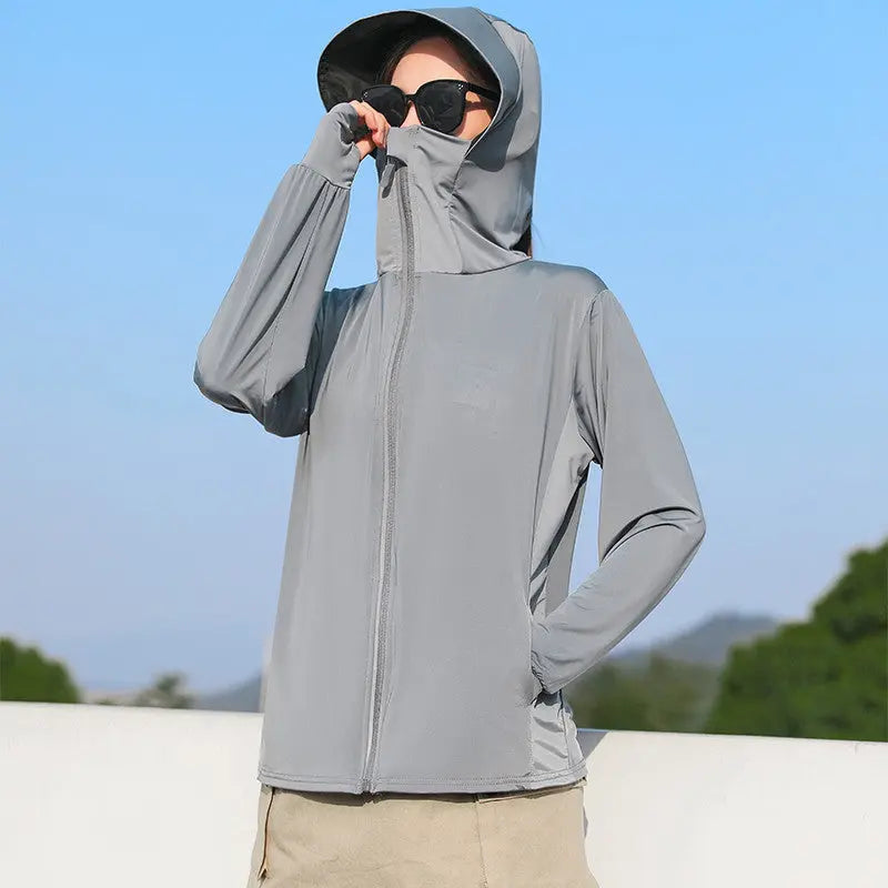 UPF50+ Breathable Hooded Long Sleeve Sun Protection Jacket💕 spiyle