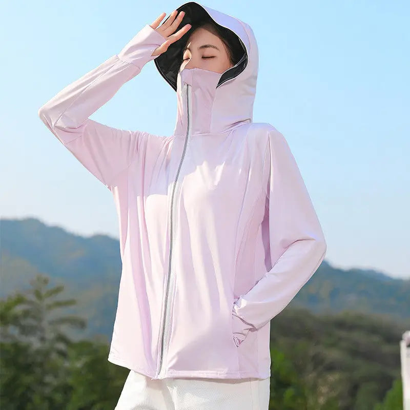 UPF50+ Breathable Hooded Long Sleeve Sun Protection Jacket💕 spiyle