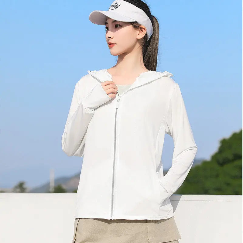 UPF50+ Breathable Hooded Long Sleeve Sun Protection Jacket💕 spiyle