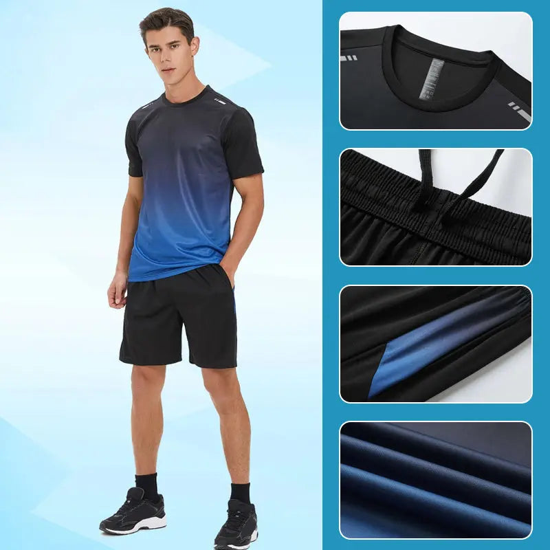 🎁Hot Sale 49% OFF⏳Men's Summer Quick-Drying Sports Suit spiyle