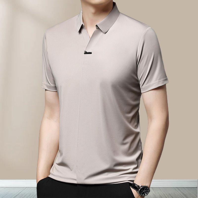 🎁Hot Sale 48% OFF⏳Men’s Casual Lapel Breathable Wrinkle-free T-shirt spiyle