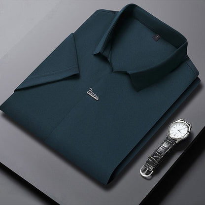 🎁Hot Sale 48% OFF⏳Men’s Casual Lapel Breathable Wrinkle-free T-shirt spiyle