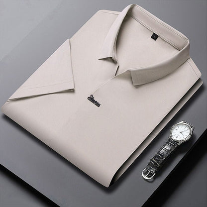 🎁Hot Sale 48% OFF⏳Men’s Casual Lapel Breathable Wrinkle-free T-shirt spiyle