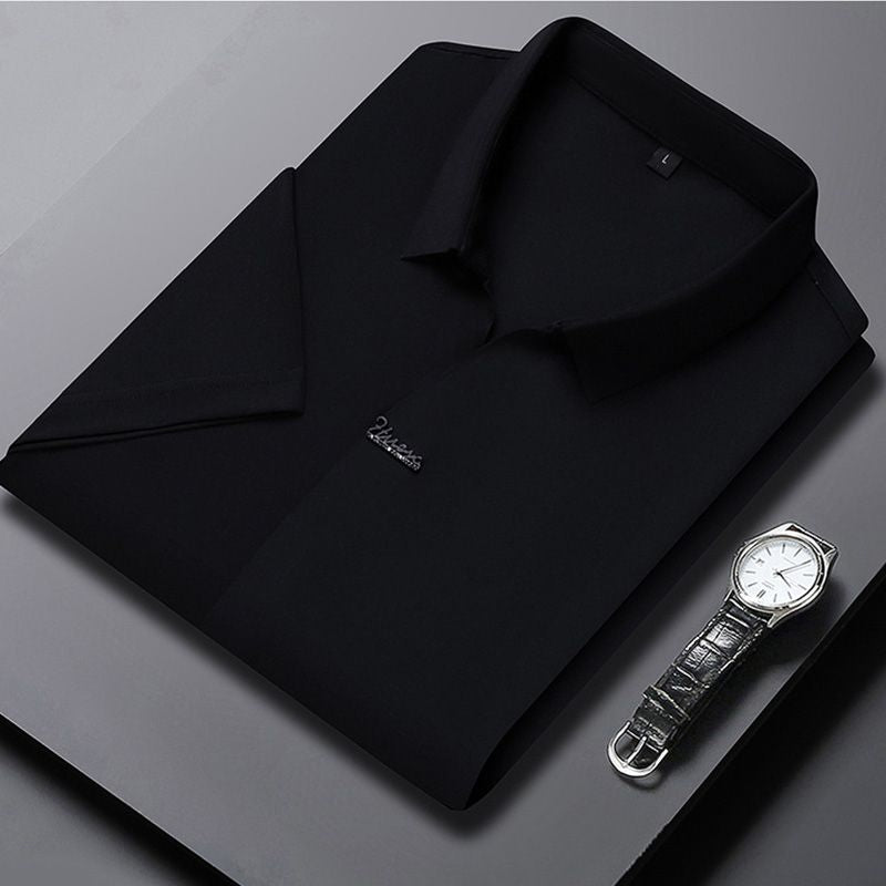 🎁Hot Sale 48% OFF⏳Men’s Casual Lapel Breathable Wrinkle-free T-shirt spiyle