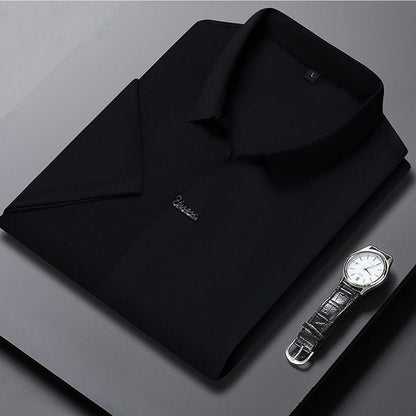 🎁Hot Sale 48% OFF⏳Men’s Casual Lapel Breathable Wrinkle-free T-shirt spiyle