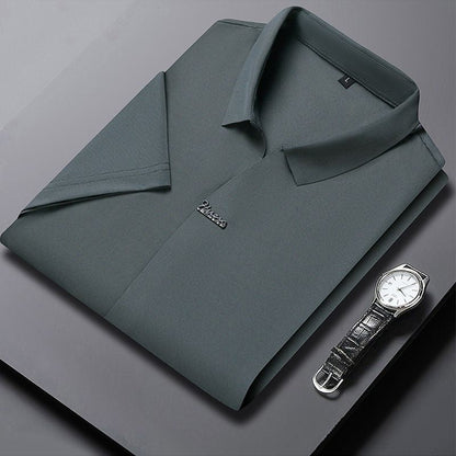 🎁Hot Sale 48% OFF⏳Men’s Casual Lapel Breathable Wrinkle-free T-shirt spiyle