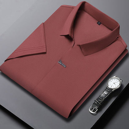 🎁Hot Sale 48% OFF⏳Men’s Casual Lapel Breathable Wrinkle-free T-shirt spiyle