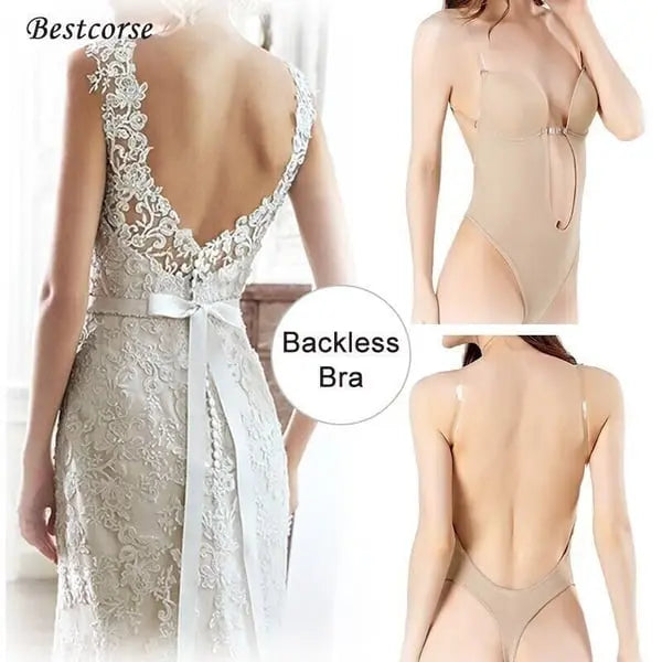 ✨Hot Sale✨Bra for backless dress - Backless Invisible Body Shaper Bra spiyle