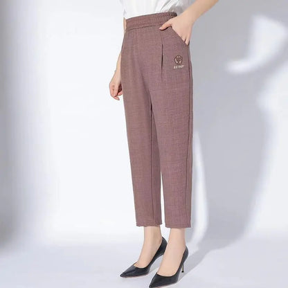 🔥50% off💝Women's Solid Color Casual Pants with Pockets spiyle