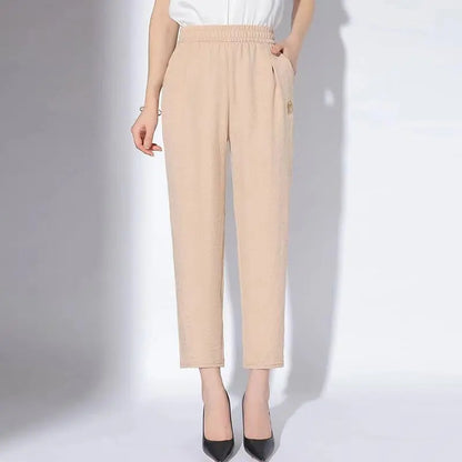 🔥50% off💝Women's Solid Color Casual Pants with Pockets spiyle