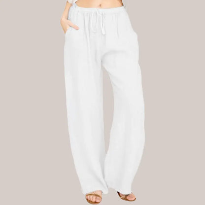 Women's Summer Cotton Linen Wide Leg Pants spiyle