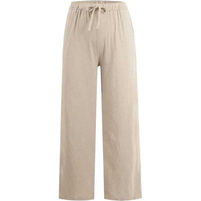 Women's Summer Cotton Linen Wide Leg Pants spiyle