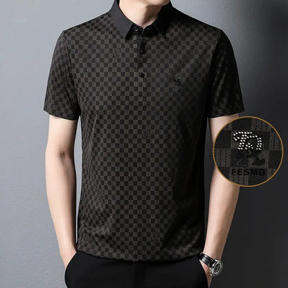🔥Hot Sale🔥Men's Summer Lapel Plaid Shirt spiyle