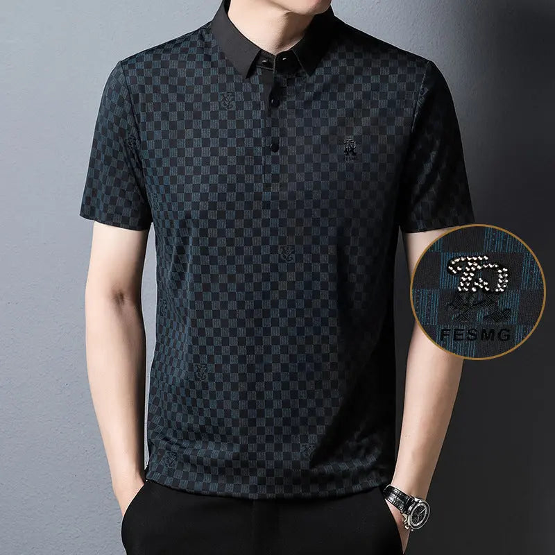 🔥Hot Sale🔥Men's Summer Lapel Plaid Shirt spiyle