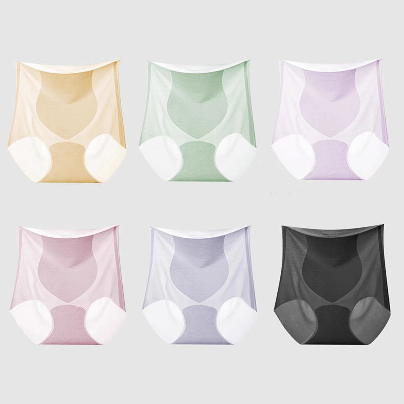 High waisted seamless elastic hip lifting panties