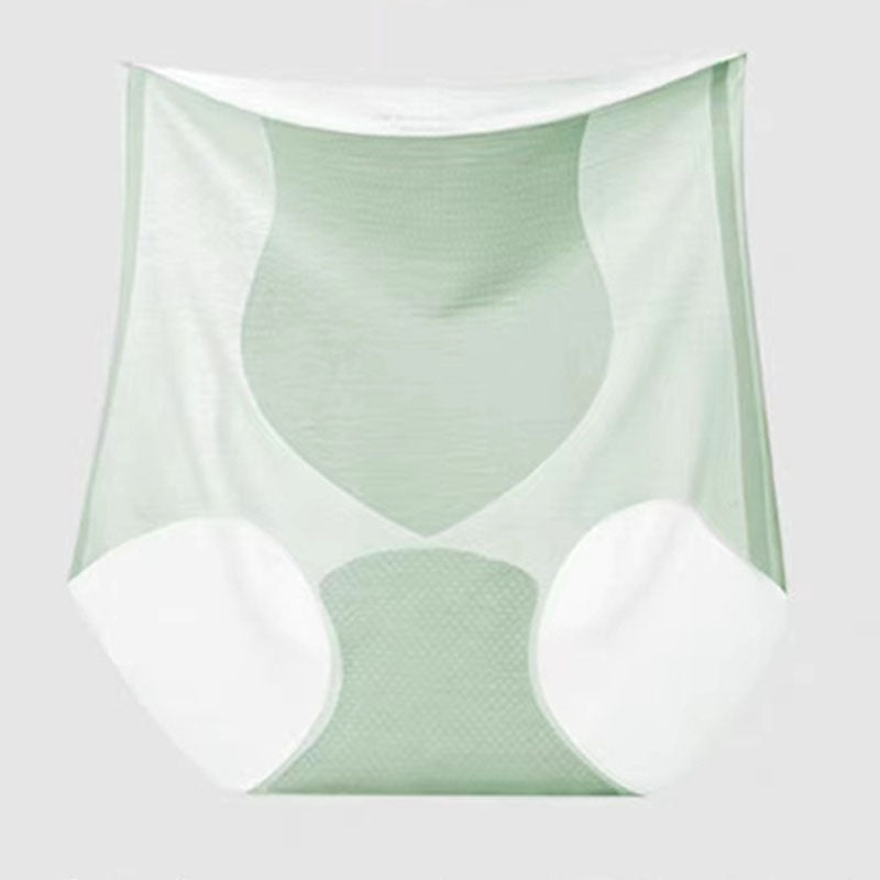 High waisted seamless elastic hip lifting panties