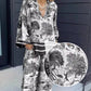 🌴Summer Specials🌴Printed Causal Loose Suit for Plus Size Women