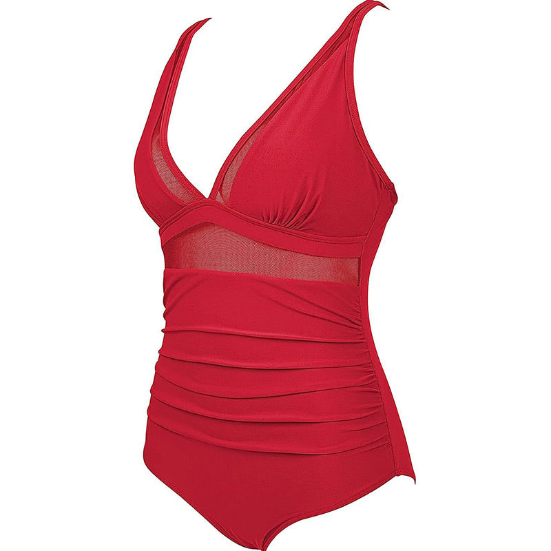 Tight, Sexy Swimsuit with a Hollowed-Out Hem spiyle