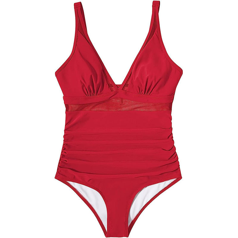 Tight, Sexy Swimsuit with a Hollowed-Out Hem spiyle