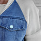 ⏳Time-limited Special⏰Women's Creative Denim Splicing Jacket🧥