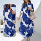🌸Spring Specials🌸 Floral Printed Long Sleeve Maxi Dress with Collar Flip