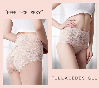 High Waist Sexy Premium Lace Panties spiyle