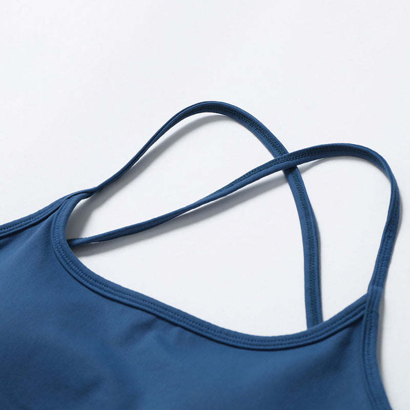 Quick-Drying Breathable Multi Strap Backless Sports Bra spiyle