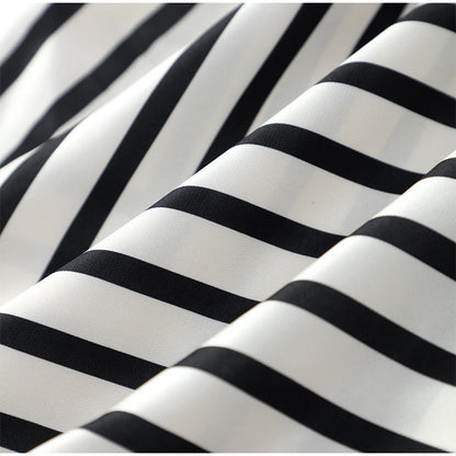 Casual Striped Round Neck Button Front Blouse✈️Buy 2 for free shipping spiyle