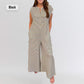 Women's Striped Casual Jumpsuit