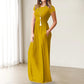 Women's Simple Solid Color Floor-length Dress