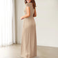 Women's Simple Solid Color Floor-length Dress